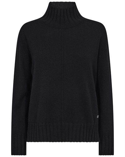 Mos Mosh - MMAima Highneck Strik - Black